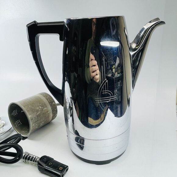 Vintage Sunbeam Coffeemaster Automatic Coffee Percolator Pot AP8A Art Deco USA - Picture 5 of 16